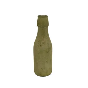 Green Frosted Bottle 