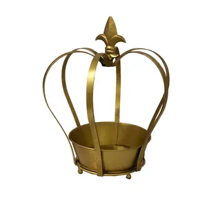 Gold Crown Vase