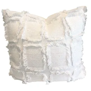 White Boho Cushion Covers