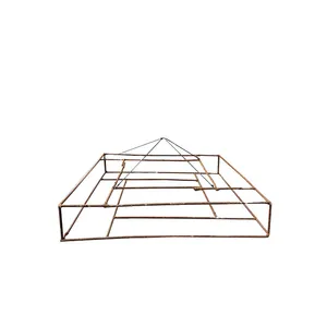 Square Metal Flower Structure