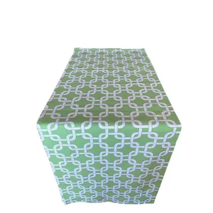 Green Geometric Runner