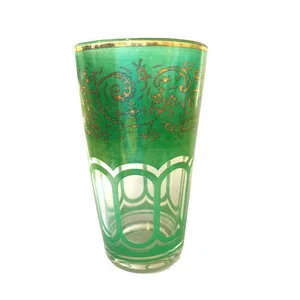 Green Glass Moroccan Votive