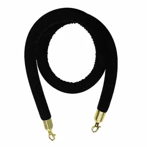 Black Stanchion Rope