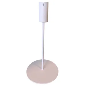 White Contemporary Table Number on Stand