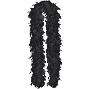 Black feather boas