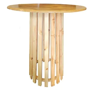 Slatted Cocktail Table