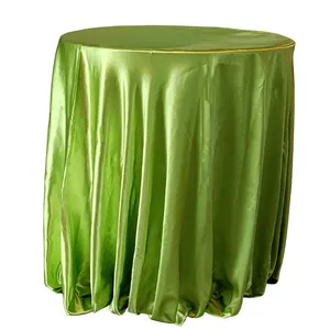 Lime Green Taffeta Tablecloth