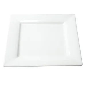 White Square Side Plates 