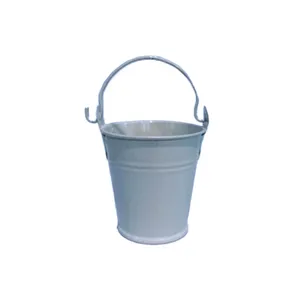 White Mini Bucket Votive