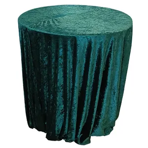 Green Velvet Tablecloth