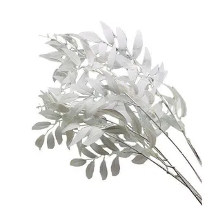White Bunch of Eucalyptus Silk Foliage
