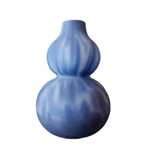 Blue Double Bubble vase 