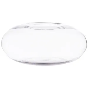 Clear Glass Orbital Vase 