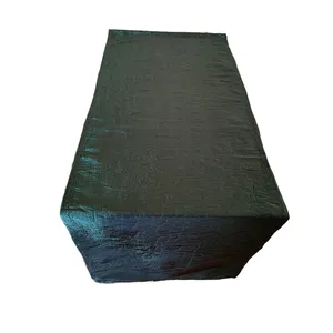 Hunters Green Crushed Taffeta Runner