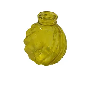 Yellow Bottle Bud Vase - Small