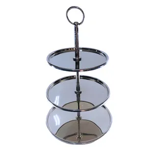 Silver 3 Tier Cake Stand