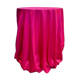 Cerise Taffata Tablecloth