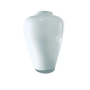 White Glass Ginger Jar