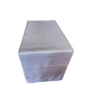 Silver Taffeta Runner
