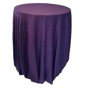 Purple Linen Tablecloth