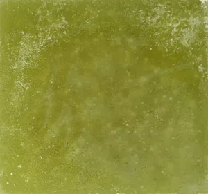 Frosted Olive Dinner Candles