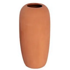 Terracotta Ceramic Tulip Vase - Tall