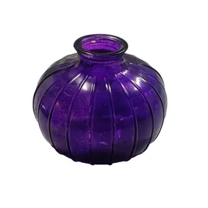Purple Bottle Bud Vase - Medium