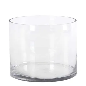 10x10cm Clear Glass Cylinder Vase