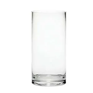 20x8cm Clear Glass Cylinder Vase