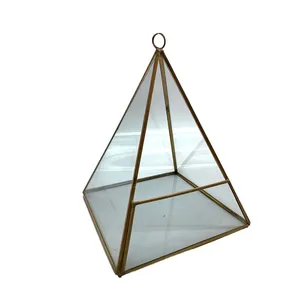 Glass & Gold Pyramid