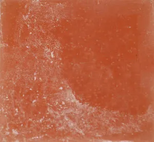 Frosted Burnt Orange Dinner Candles