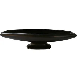 Matt Black Scandi Boat Vase