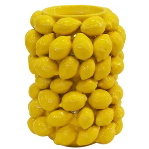 Yellow Lemon Vase - Large