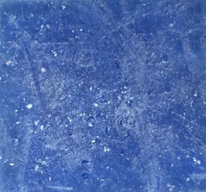 Frosted Royal Blue Dinner Candles