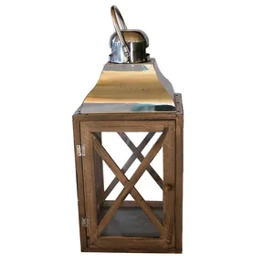 Wooden Delfina Lantern