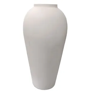 White Frosted Buttercup Vase