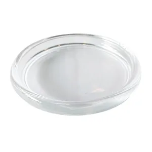 Plain Glass Pillar Candleholder