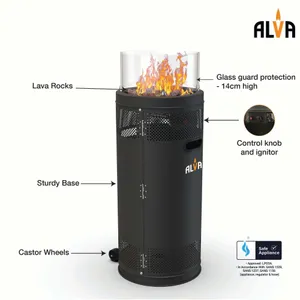 Fire Pit Gas Patio Heater - EXCLUDING GAS