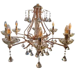 Gold Crystal Chandelier