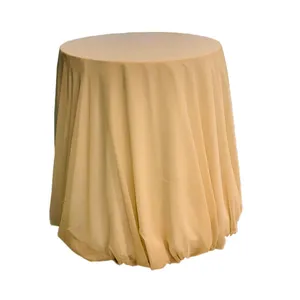 Taupe Organdie Tablecloth