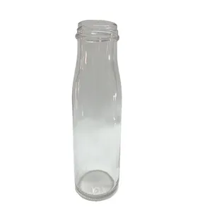 Clear Glass Welcome Drinks Bottle