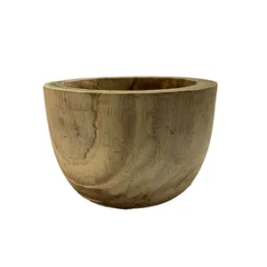 Raw Wood Bowl - Large, No Lid