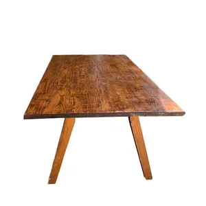 Teak Stained Wooden Tables