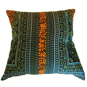Orange & Green Schwe Schwe Cushion Cover