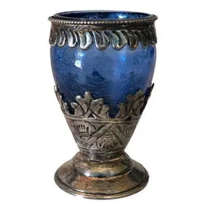 Antique Bud Vases - Blue