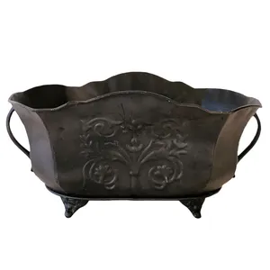 Black Pewter Planter Vase