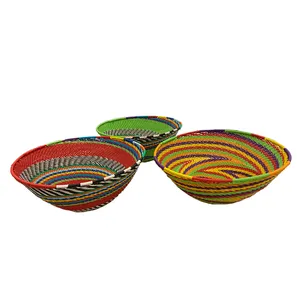 Colourful Wire Baskets