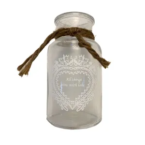 Clear Glass Bottles (All things Grow with Love)