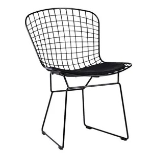 Black Wire Mesh Dining Chair