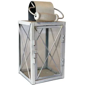 White Railway Lantern Medium